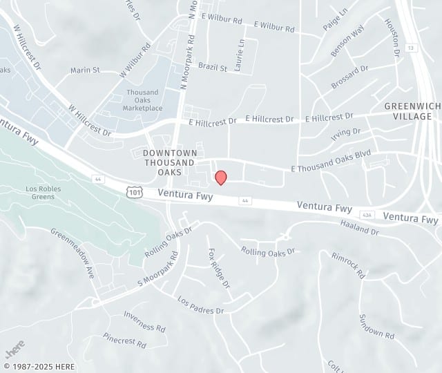 Location Map: 228 Lombard Street, Suite B Thousand Oaks, California 91360